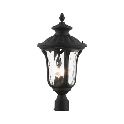 Livex Lighting Oxford 3 - Light Post Light in  Textured Black