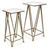 Cheung's Aeriva Set of 2 Square Metal Modern Tables - 4 of 4