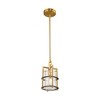 Artcraft Lighting Burford 1 - Light Pendant in  Brass/Black - 2 of 4
