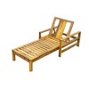 PAGED Patio Chaise Lounge with 3 Level of Adjustable Backrest,Outdoor Lounge Chairs for Poolside,Backyard - 4 of 4