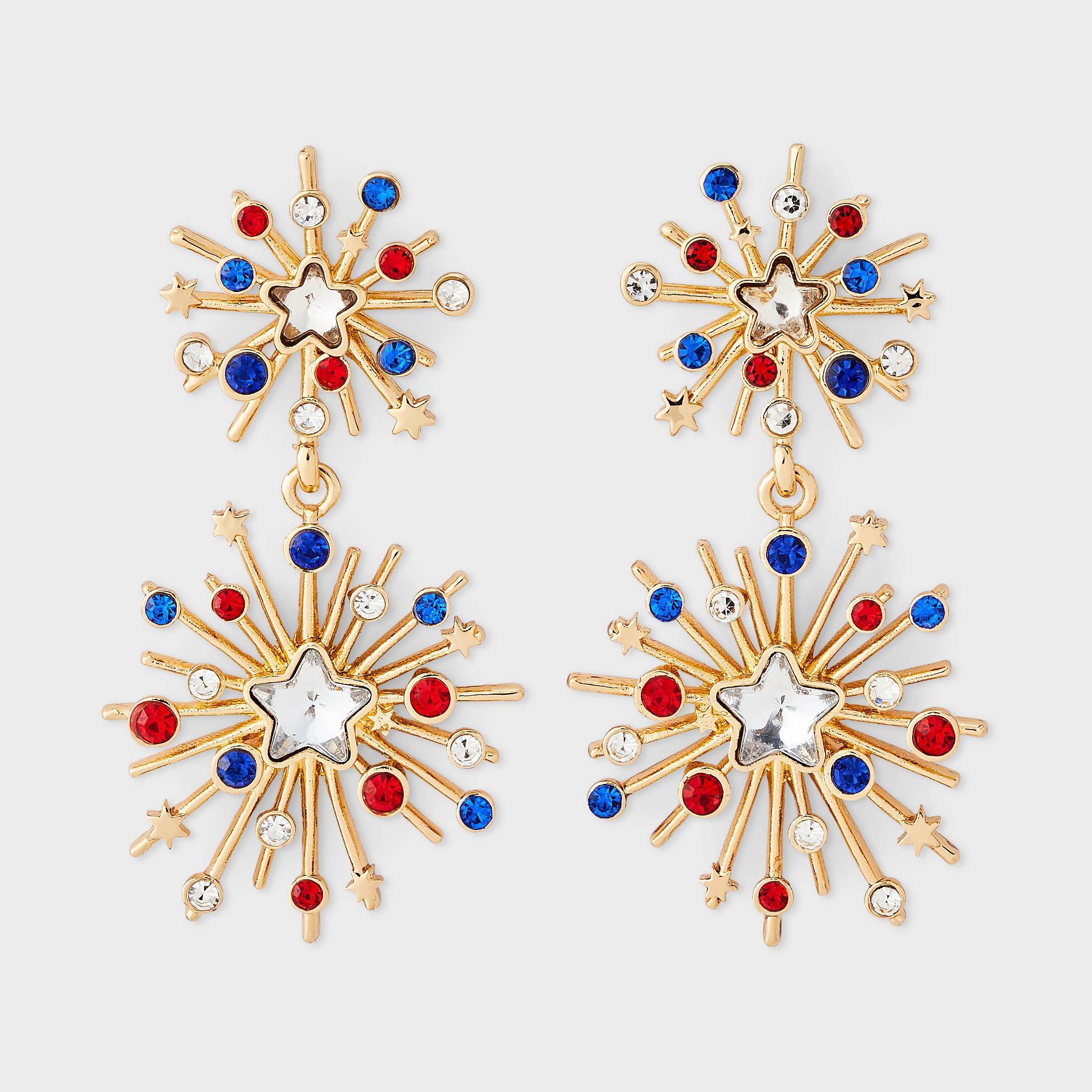 SUGARFIX by BaubleBar Night Sky Sparkle Earrings - Gold