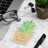 Paper Junkie 6 Pack Cactus Sticky Notes, Succulent Note Pad for Stationary Supplies, Teacher Appreciation Gifts, 6 Designs, 2.75 x 4.5 In - image 2 of 4