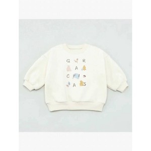 Girl Kids' Winter Animals Sweatshirt - Happy Prince - 1 of 2