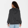 Women's Fabulously Wicked Graphic Hooded Sweatshirt - Black - 3 of 3