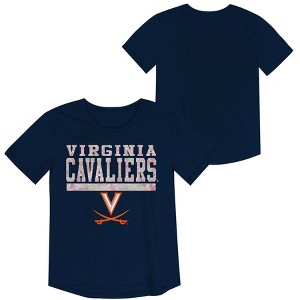 NCAA Virginia Cavaliers Girls' Foil T-Shirt - 1 of 3