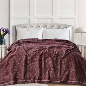 Tribeca Living Organic Cotton Oversized Blanket - 1 of 4