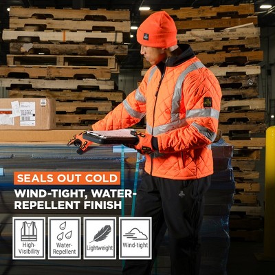 Refrigiwear HiVis Diamond Quilted Jacket — фото 4