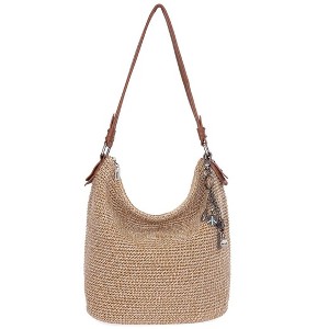 THE SAK Women's Sequoia Crochet Hobo, Bamboo Static - 1 of 3