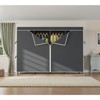 VIPEK V40C Plus Heavy Duty Clothes Rack with Cover, Extra Large Covered Wardrobe Closet Black Rack with Polyester Fabric Cover, Max Load 1300lbs - 3 of 4