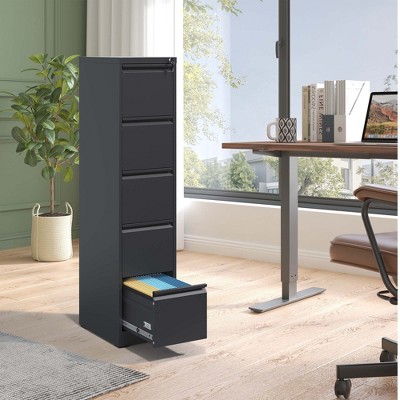 NicBex 3 Drawer Mobile File Cabinet with Lock Metal Filing Cabinets Under Desk Storage for Home Office Organizer