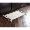 20" x 30" Medallia Bath Rug Natural - Saturday Knight Ltd.: Handmade Cotton, Tufted, Lightweight - 3 of 3