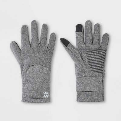 gray gloves