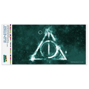 Harry Potter Deathly Hallows Logo Automotive Bumper Sticker - 1 of 4