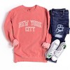 Simply Sage Market Embroidered New York Varsity Garment Dyed Sweatshirt - 3 of 4