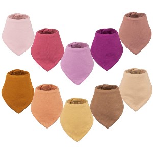Tiny Twinkle Bandana Scarf Infant/Baby Bibs, Water Resistant and Absorbent - 1 of 4