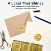 Avery Round Labels 2" dia Gold Foil 96/Pack 22831 - 2 of 4