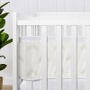 Sweet Jojo Designs Gender Neutral Unisex BreathableBaby Breathable Mesh Crib Liner Boho Fringe Off White - 3 of 4