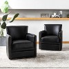 Gabino 29'' Wide Genuine Leather Swivel Chair,Set of 2 | ARTFUL LIVING DESIGN - 2 of 4