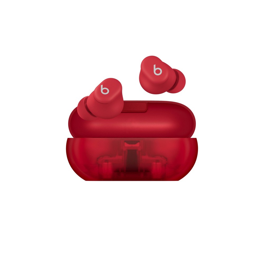 Beats Solo Buds True Wireless Bluetooth Earbuds - Transparent Red