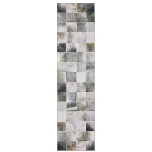 Oriental Weavers Myers Park MYP16 Grey/ Charcoal Indoor Area Rug - 2' x 8' - 1 of 4