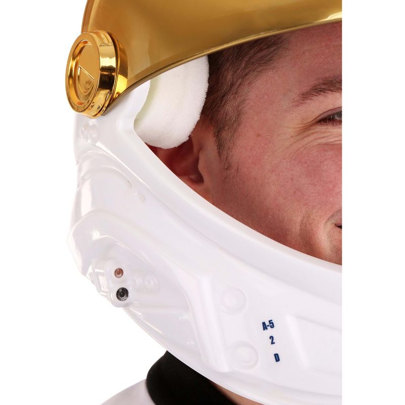 HalloweenCostumes.com   Adult Cosmonaut Space Helmet, White, 4 of 12