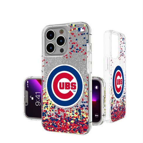 Keyscaper Chicago Cubs Confetti Glitter Phone Case For Iphone 15