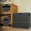 East Oak 31gal Waterproof Deck Box - Black - 4 of 4