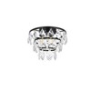 Elegant Lighting Ella 3 - Light Flush Mount in  Black - 2 of 4