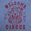 Mens Welcome To The Circus T Shirt Funny Crazy Wacky Insane Graphic Novelty Clown Tee - Crazy Dog Men's T Shirt - 2 of 4