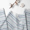  Bacati - Noah Garland Mint/Navy Cotton Printed Single Window Curtain Panel - image 2 of 4