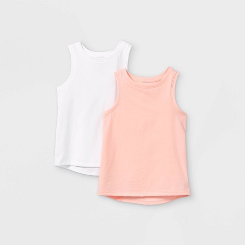 Hanes Girls' 5pk Camisole - White/gray/pink : Target