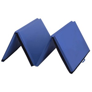 FDW Gymnastics Mat Gym Mat Tumbling Mat 4 Foldding Mat Tumbling Mat Exercise Mat Stretching Arts Home Gym Mat Yoga Mat - 1 of 4