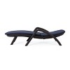 Okak HDPE Reclining Patio Chaise Lounge with Optional Cushion,Ergonomics Outdoor Long Chiase Poolside Chair for Deck,Backyard&Pool - 2 of 4
