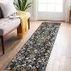 World Rug Gallery Black Multi Symmetrical Floral Indoor Area Rug - 2 of 4