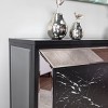 Trandling Mirrored Faux Marble Fireplace - SEI - 3 of 4