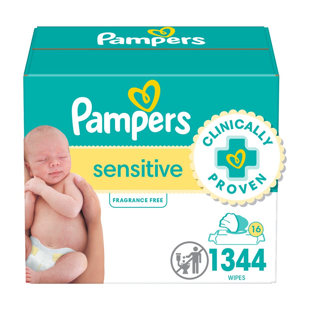 Photos - Baby Hygiene Pampers Baby Wipes - Sens - 1344ct 