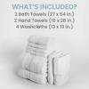 8pc Odor Resistant Assorted Bath Towel Set - Bennett & Shea Home - 3 of 4