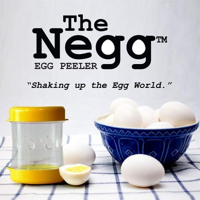 The Negg Hard Boiled Egg Peeler – Easy No-Mess Egg Shell Remover for Hard Boiled Eggs, Quick & Convenient Kitchen Gadget, Egg Peeling Tool, Black — фото 2