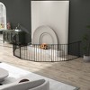 Baby Gate Extra Wide, Dog Gate For Doorways Stairs, Adjustable Safety Door With Child Proof Double Locking System, Christmas Tree Fence Door - 2 of 4