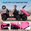 24V 4WD All-Terrain Kids Electric Ride-on Dump Truck,2-Seater with Remote Control,Dump Bed - 4 of 4