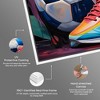 Notoriart Colorful Soccer Sneaker Splash Soccer Wall Art Framed - 4 of 4