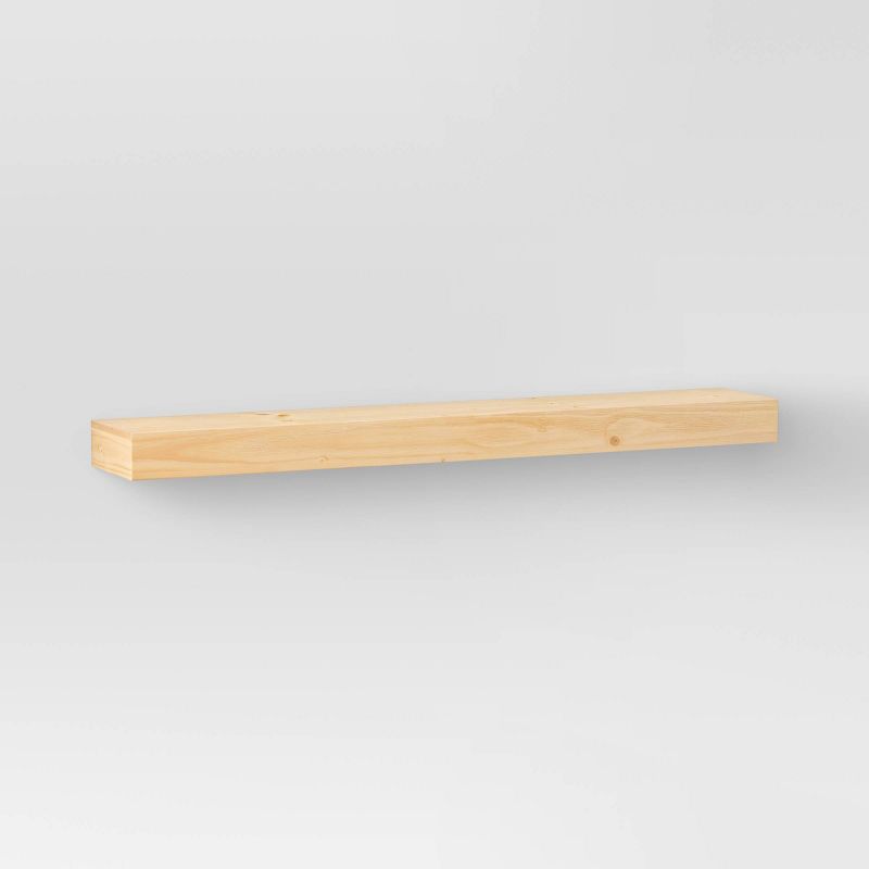 36" Floating Wood Shelf - Threshold™, 1 of 11