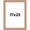 PosterPalooza | Weathered Yellow Picture Frame - UV Acrylic, Foam Board Backing, Hanging Hardware - 2 of 4