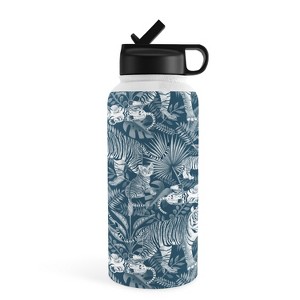 Julia Madoka Family of Tigers Monochrome Water Bottle - Society6 - 1 of 4