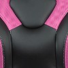 Emma and Oliver Gaming Bundle-Red Desk, Cup Holder, Headphone Hook and Pink Chair - 4 of 4