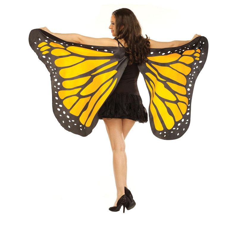 Fun World Butterfly Adult Wings (Orange), 2 of 3