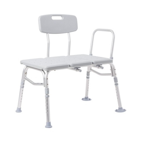 Mckesson Knocked Down Bath Transfer Bench Adjustable Height Up To