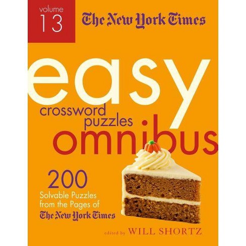 the new york times easy crossword puzzle omnibus volume 13 paperback target