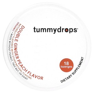 Tummydrops Double Ginger Peach, 18 Lozenges - 1 of 3