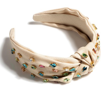 Shiraleah Gemmie Knotted Headband, Champagne